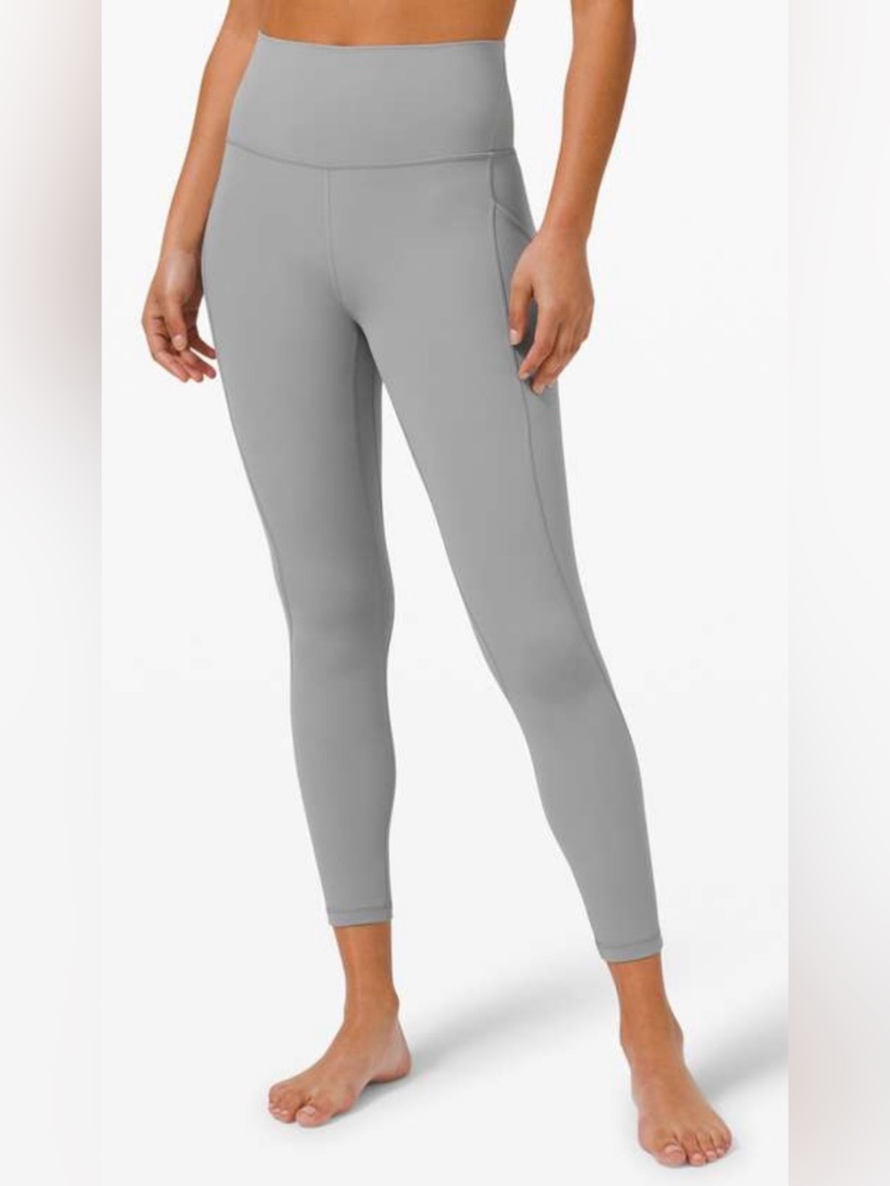 Lululemon Align High Rise Pant with Pockets 25” in Rhino Grey | Size 2